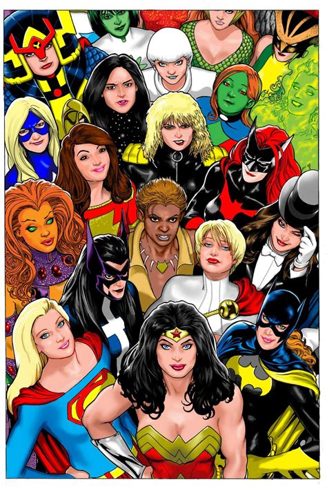 women of dc by kevin maguire arte dc comics dc comics art comics artwork dc heroes comic