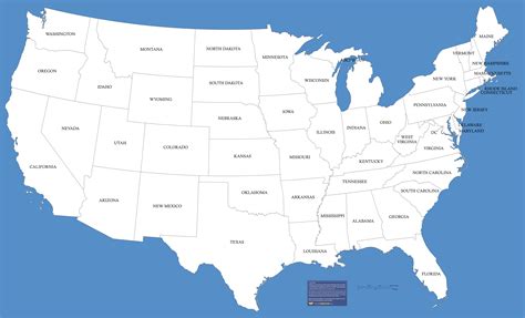 Hd Usa Map Desktop Wallpaper Detailed United States Of America Map