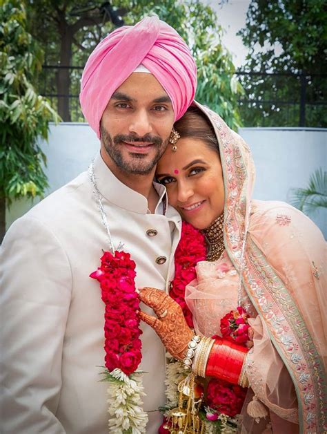 Angad Bedi Neha Dhupia Are Now Husband And Wife Say Marrying Your Bff Is The Best Thing Ever