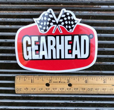 Gearhead Logo Sticker Set