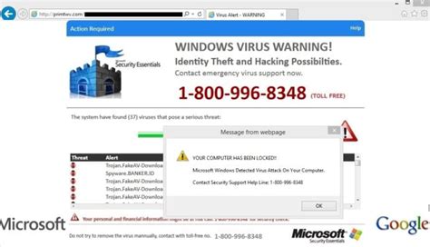 Remove Virus Alert Warning Fake Alerts Microsoft Support Scam