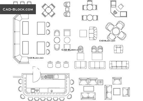 Furniture Cad Blocks For Bar And Restaurant Cad Drawing Details Dwg File Hot Sex Picture