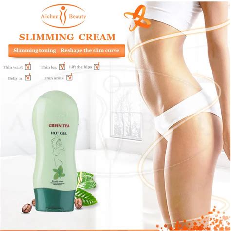 Aichun Green Tea Body Slimming Cream Type Stubborn Fat Burn Potent Lose