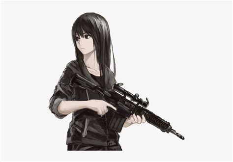 Girl With Gun Png And Free Girl With Gunpng Transparent