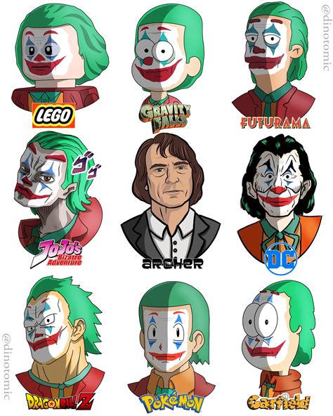 194 Joker In Many Styles Dinotomic