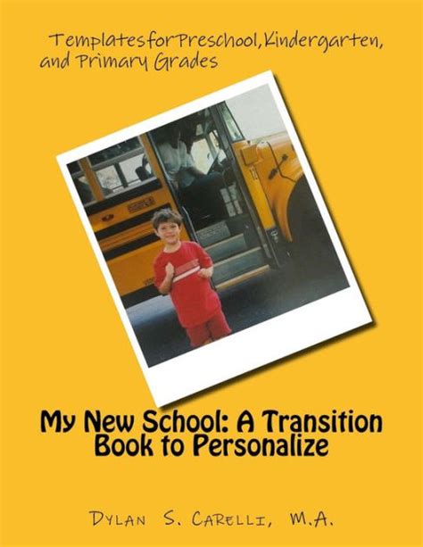My New School A Transition Book To Personalize Templates For