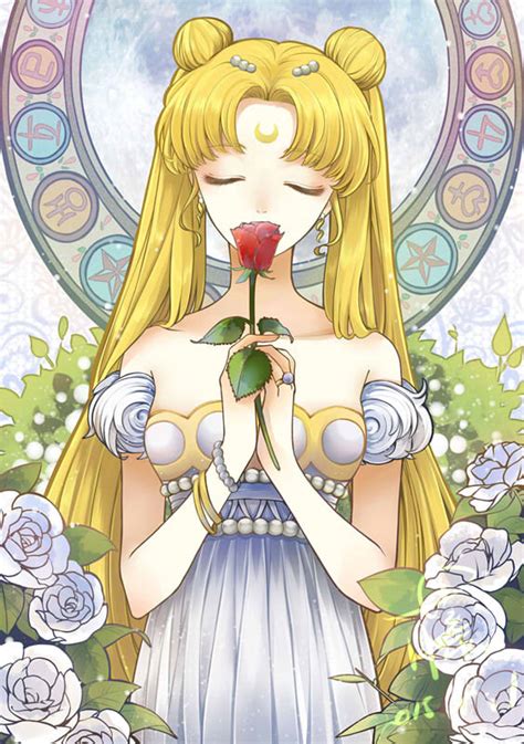 Tsukino Usagi And Princess Serenity Bishoujo Senshi Sailor Moon Drawn By Sakura Danbooru