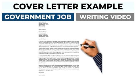 How To Write Application Letter For Government Job Ngschoolboard