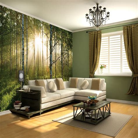 1 Wall Giant Wallpaper Mural Forest 3.15m X 2.32m