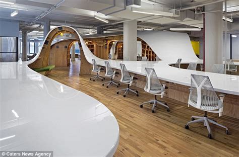 Worlds Biggest Desk Installed In New York Marketing Firm Barbarian