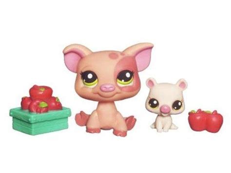 Lps Mommy And Baby Pig Le Casner