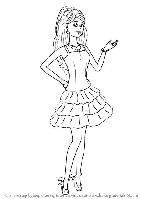 Coloring Pages Of Barbie Dreamhouse Barbie And Ken Coloring Pages