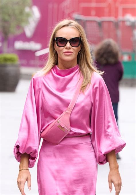 Amanda Holden In A Pink Dress In London 05302022 • Celebmafia