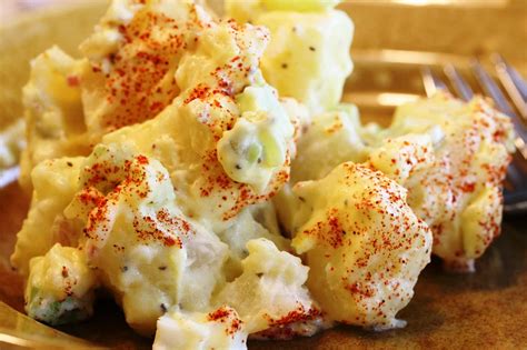 Mix together well and refrigerate. Traditional Creamy Potato Salad - Saving Room for Dessert