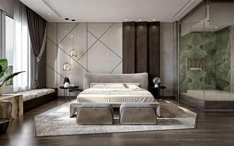 Master Bedroom On Behance Contemporary Fireplace Contemporary Bedroom