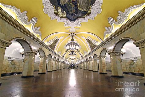 Komsomolskaya Station In Moscow Photograph By Lars Ruecker Fine Art