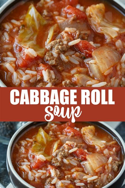 Pickled cabbage soup, or as we call this is a pretty quick and easy soup to make, and we usually cook this cabbage soup late fall or. Cabbage Roll Soup | Recipe | Cabbage roll soup, Homemade ...