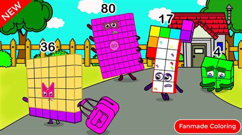 Come Back Home Numberblocks 36 Numberblocks Fanmade Coloring Story