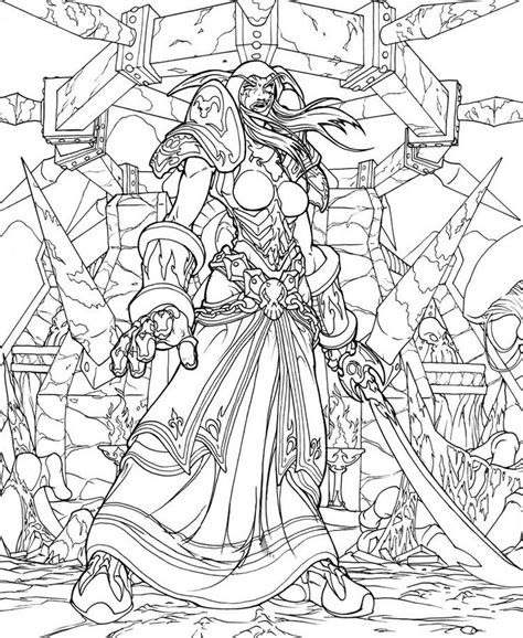 World Of Warcraft Coloring Book Fun And Creative Coloring Pages