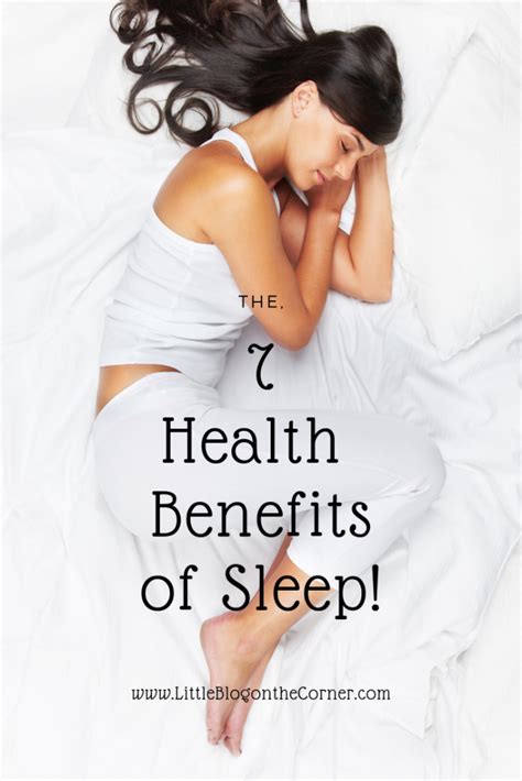 7 health benefits of sleep little blog on the corner