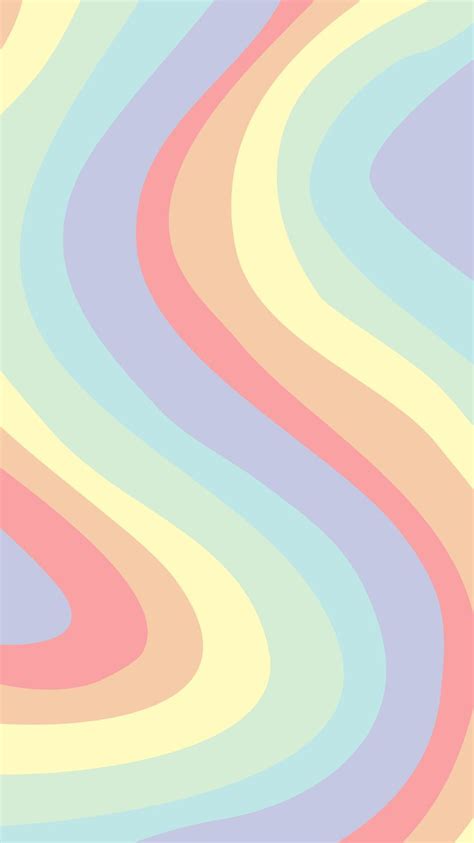 Phone Wallpaper Pastel Rainbow Fondos De Pantalla De Iphone
