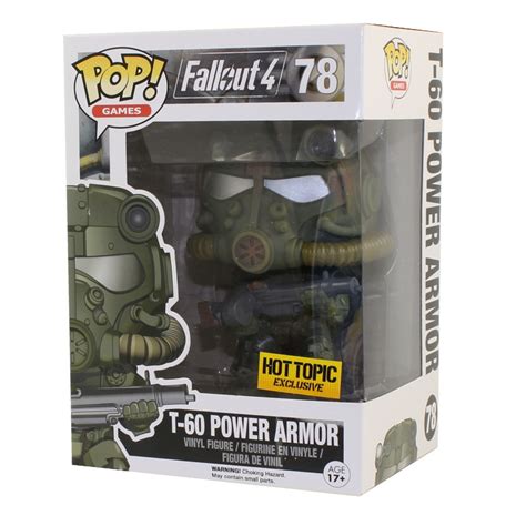 Funko Pop Games Fallout 4 Vinyl Figure T 60 Power Armor Green