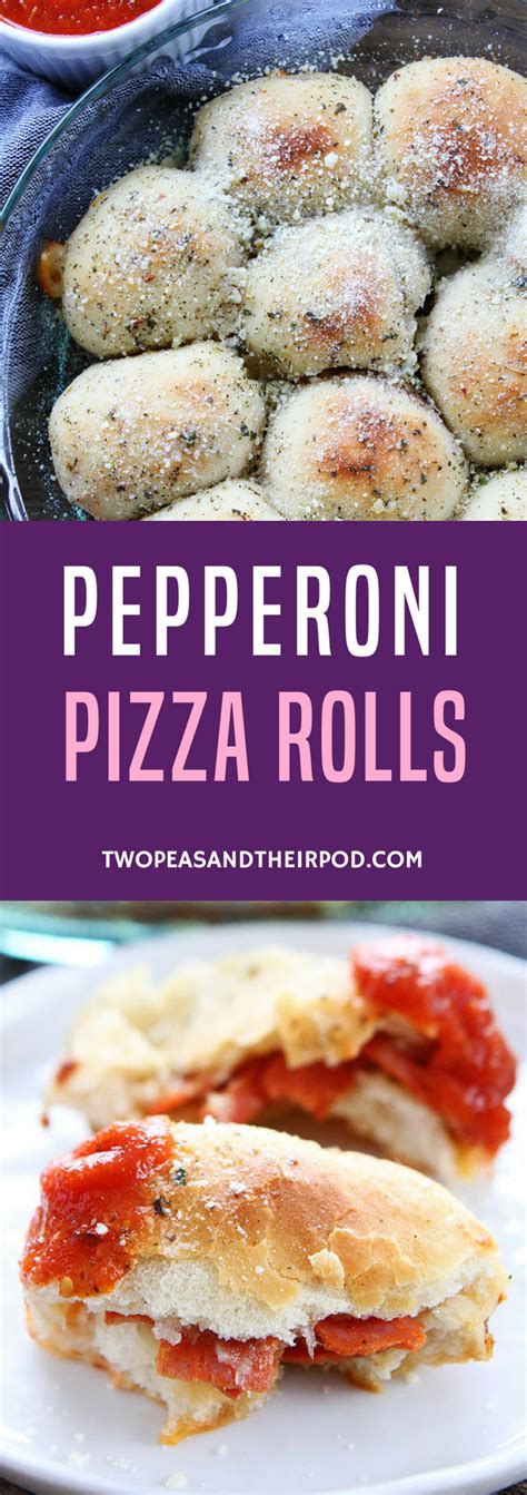 Pepperoni Pizza Rolls These Easy Pizza Rolls Are Made With Pizza Dough