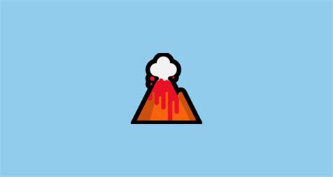 🌋 Vulcão Emoji On Microsoft Windows 11