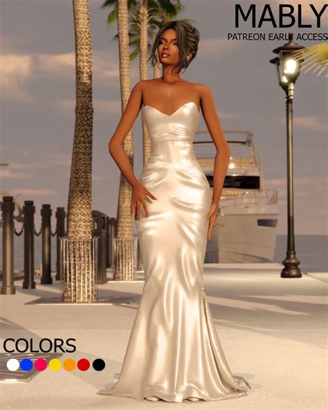 Bridal 23 Mably Store Sims 4 Wedding Dress Sims 4 Dresses Sims 4