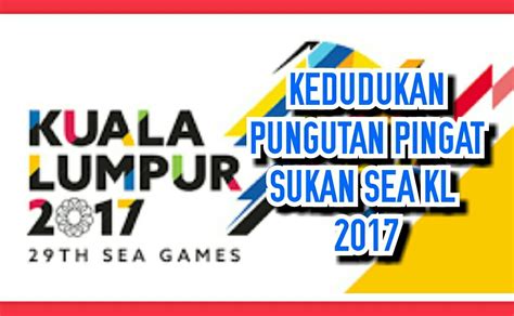 Dacs malaysia juga mengucapkan tahniah kepada majlis sukan negara (msn) kerana membuat persiapan. SUKAN SEA 2017 Senarai Kedudukan Pungutan Pingat Malaysia ...