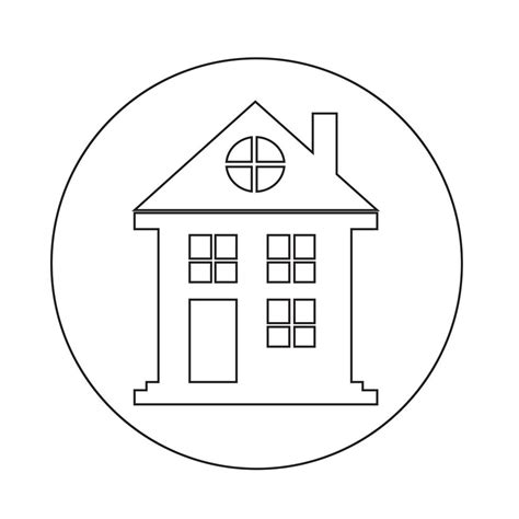 Real Estate House Icon 567478 Vector Art At Vecteezy