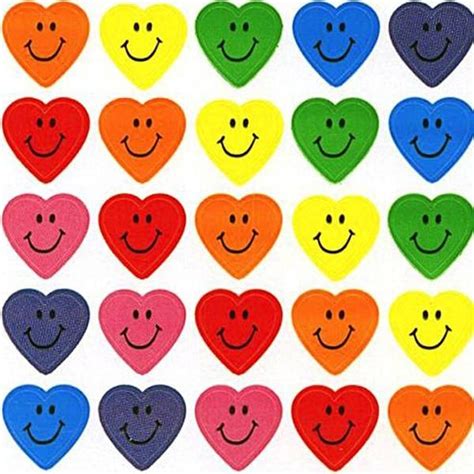 800 Heart Smiles Supershapes Chart Reward Stickers Sticker Stocker