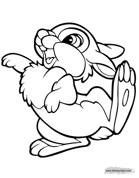 Print out and color this thumper 6 coloring page. coloring pages of thumper - Vingel
