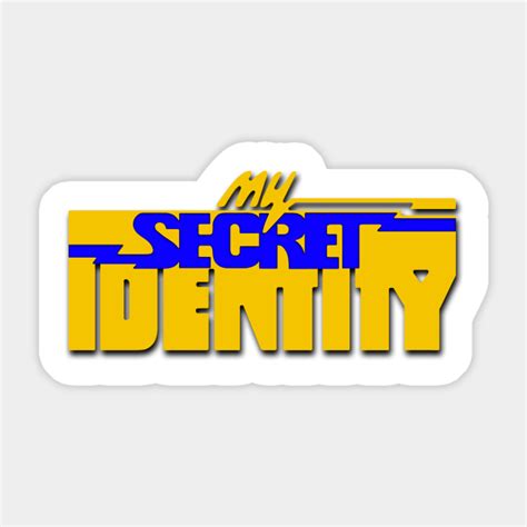 My Secret Identity Jerry Oconnell Pegatina Teepublic Mx