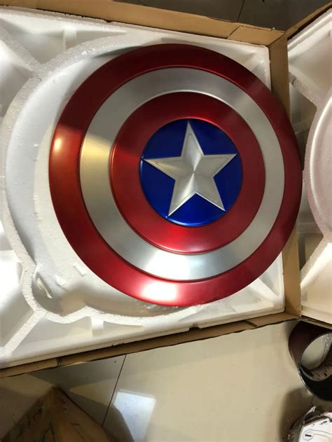 Aviation Aluminum Alloy Captain America Shield Thors Hammer Cosplay 1