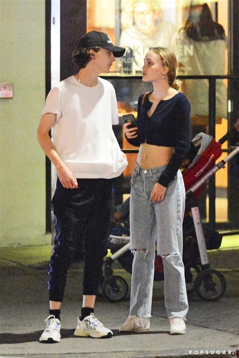 timothée chalamet and lily rose depp out in nyc pictures popsugar celebrity uk photo 7