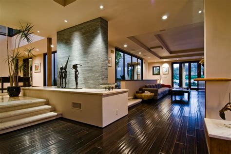 Big Contemporary House With Dark Interior Filled With Light Digsdigs