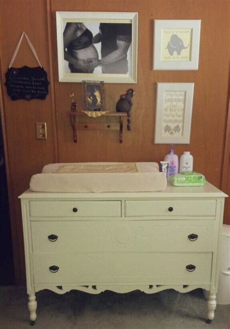 Changing Table Out Of Vintage Dresser Changing Table Vintage