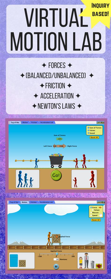 Go to the phet website (just google phet to get there). Phet Forces And Motion Worksheet Answers - Thekidsworksheet