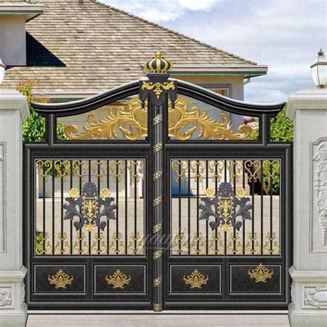 How are you planning to envelop your home? Modern Beautiful Sliding Wrought Driveway Iron Gate Design ...