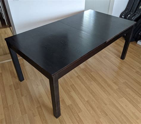 Ausziehbar mit kleinen mängeln ( siehe foto). Ikea Bjursta Tisch 175-260x95 ausziehbar | Kaufen auf Ricardo