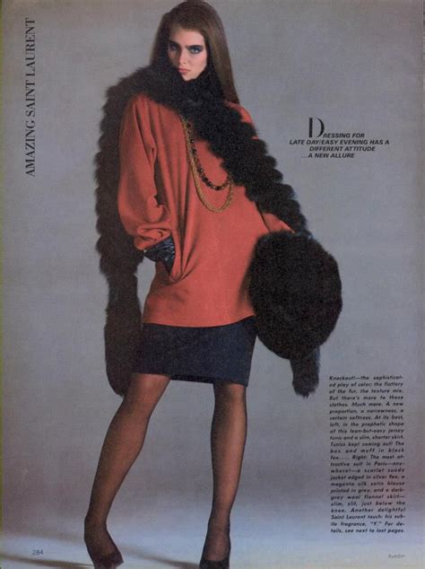 Brooke Shields In Haute Couture 1980 80s Fashion Fashion History
