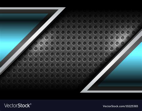 Blue Abstract Metal Background Royalty Free Vector Image