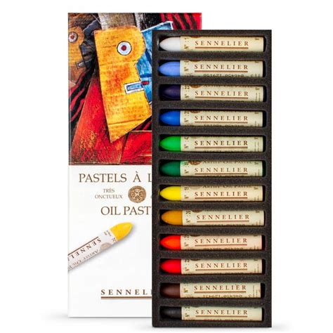 Sennelier Oil Pastel Set Of 12 Jacksons Art Supplies
