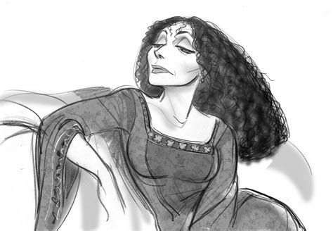 Mother Gothel In Tangled Disney Art Style Disney Concept Art Tangled Mother Gothel Disney