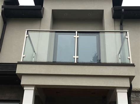 Stainless Steel Glass Railing Post Square Demax Arch Balcony Glass