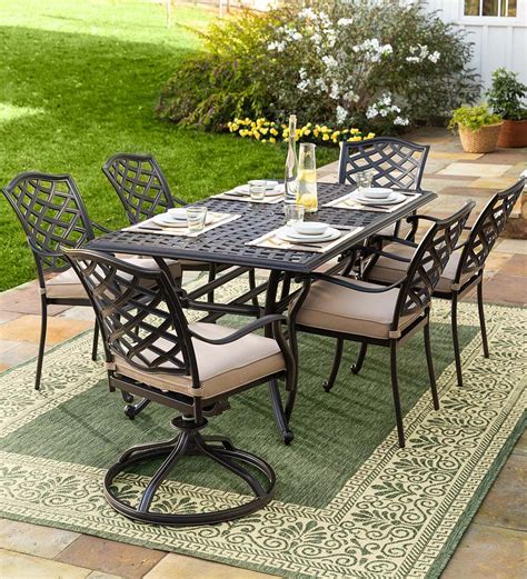 Easy Care Resort Style Quality 7 Piece Dining Set At An Excellent