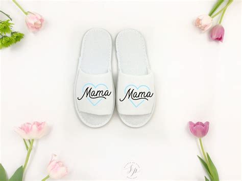 Mama Slipper Mothers Day T T For Mom Mom Slippers Etsy