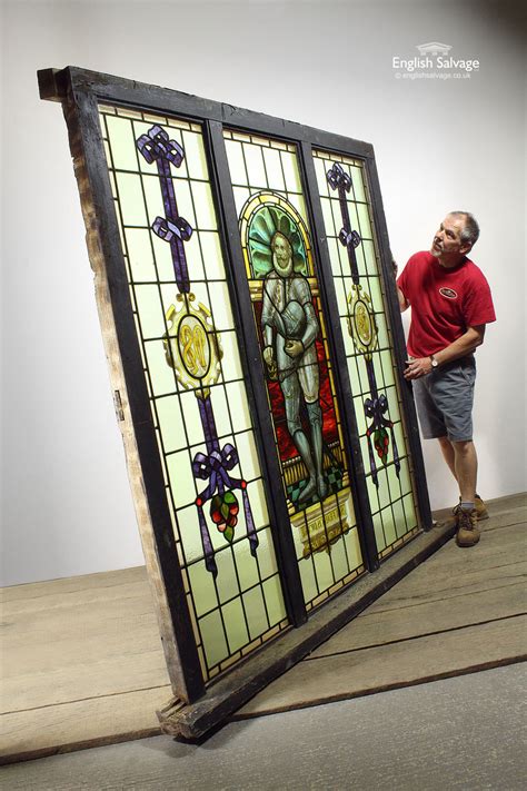 Large Francis Drake Stained Glass Window