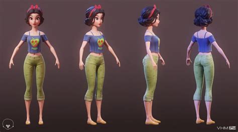 ArtStation Snow White Victor Herranz In 2022 Character Model